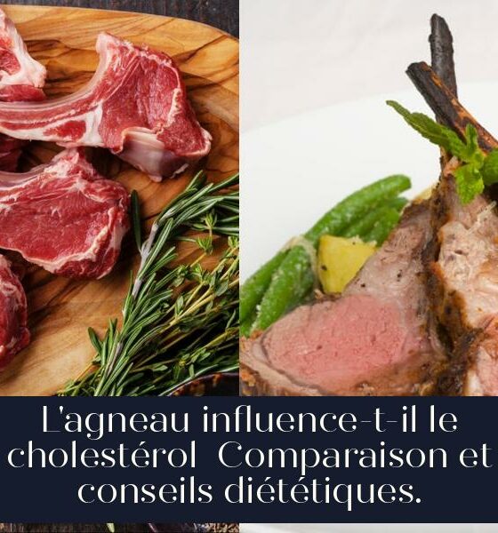 L'agneau influence-t-il le cholestérol Comparaison et conseils diététiques.