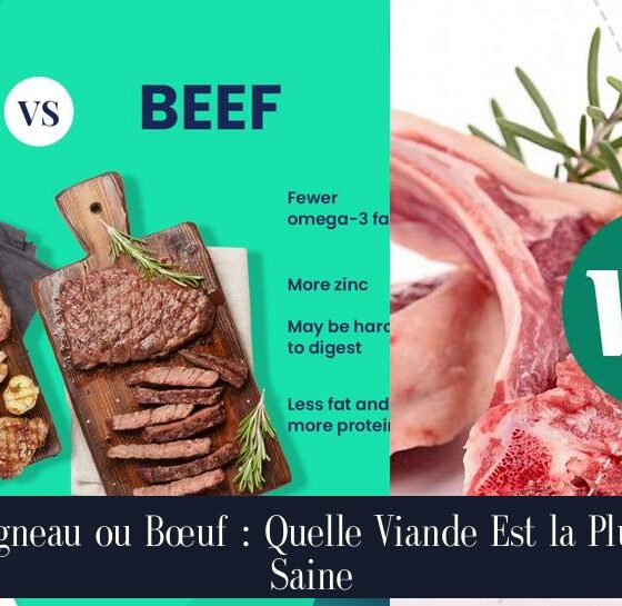 Agneau ou Bœuf : Quelle Viande Est la Plus Saine
