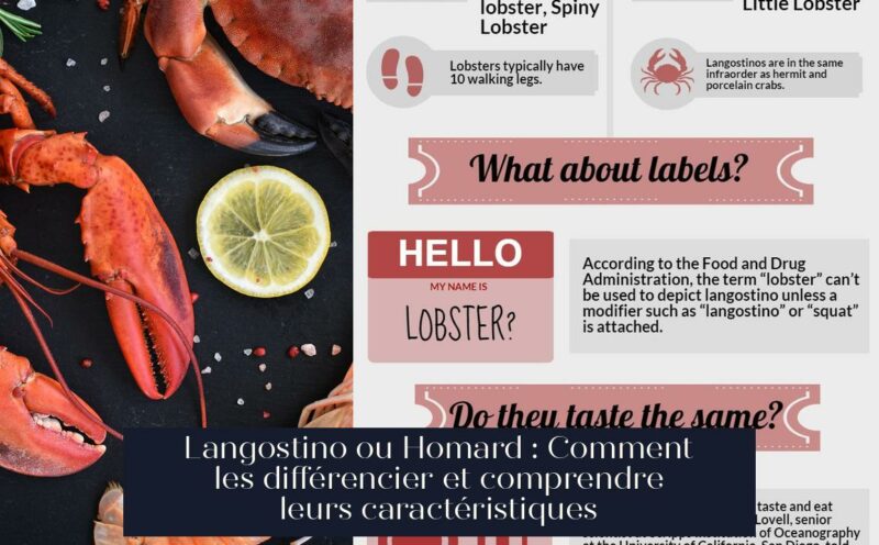Langostino ou Homard : Comment les différencier et comprendre leurs caractéristiques