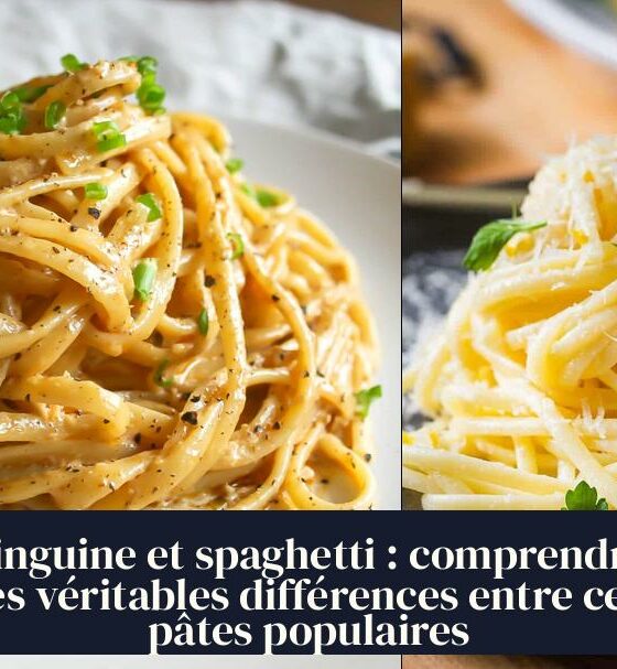 Linguine et spaghetti : comprendre les véritables différences entre ces pâtes populaires