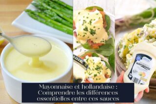 Mayonnaise et hollandaise : Comprendre les différences essentielles entre ces sauces