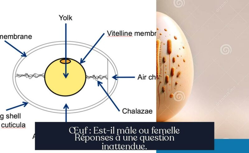 Œuf : Est-il mâle ou femelle Réponses à une question inattendue.
