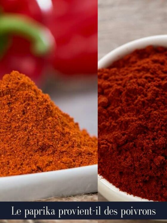 Le paprika provient-il des poivrons