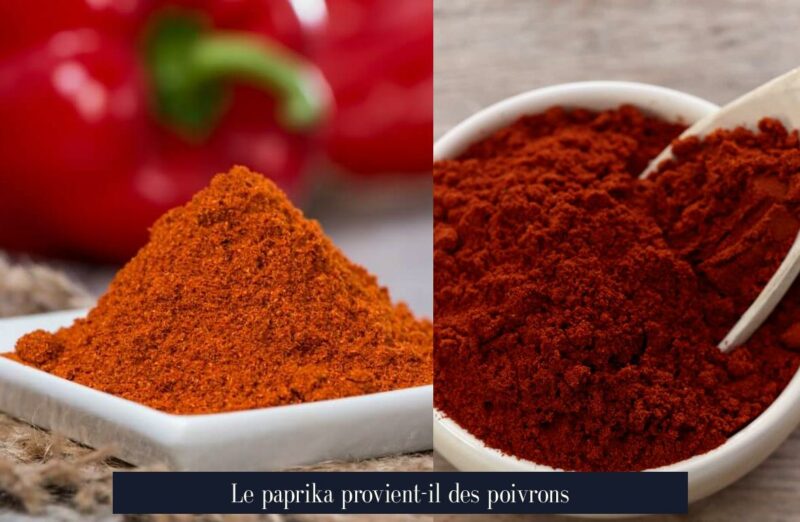 Le paprika provient-il des poivrons
