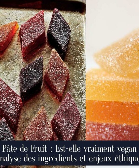 Pâte de Fruit : Est-elle vraiment vegan Analyse des ingrédients et enjeux éthiques