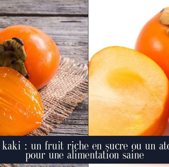 Le kaki : un fruit riche en sucre ou un atout pour une alimentation saine