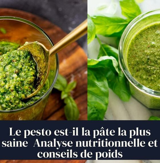 Le pesto est-il la pâte la plus saine Analyse nutritionnelle et conseils de poids
