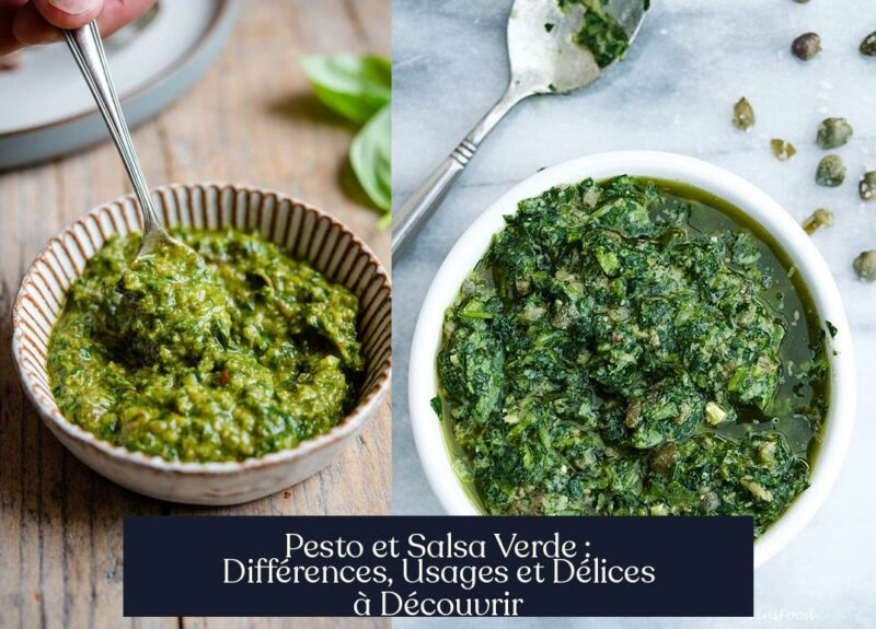 Pesto et Salsa Verde : Différences, Usages et Délices à Découvrir