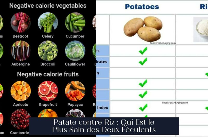 Patate contre Riz : Qui Est le Plus Sain des Deux Féculents
