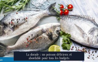 La dorade : un poisson délicieux et abordable pour tous les budgets