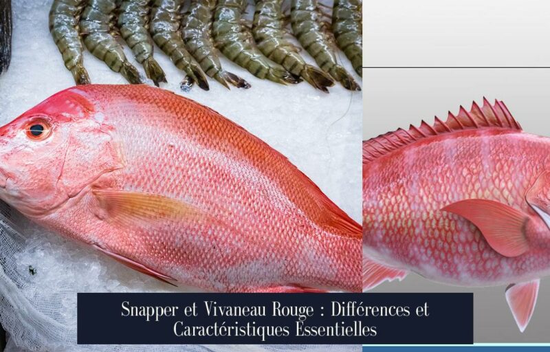 Snapper et Vivaneau Rouge : Différences et Caractéristiques Essentielles