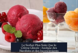Le Sorbet Plus Sain Que la Crème Glacée : Analyse des Bienfaits et des Inconvénients