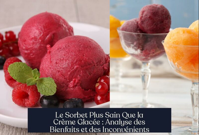 Le Sorbet Plus Sain Que la Crème Glacée : Analyse des Bienfaits et des Inconvénients