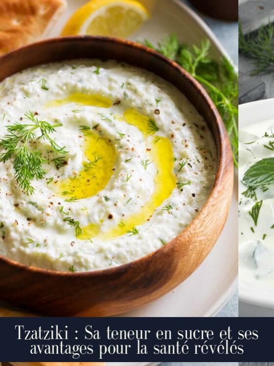 Tzatziki : Sa teneur en sucre et ses avantages pour la santé révélés
