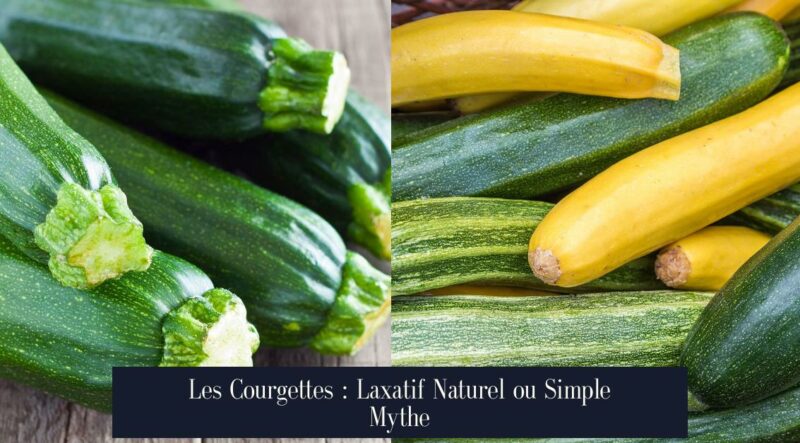 Les Courgettes : Laxatif Naturel ou Simple Mythe