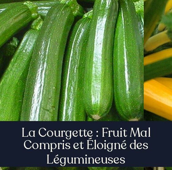 La Courgette : Fruit Mal Compris et Éloigné des Légumineuses