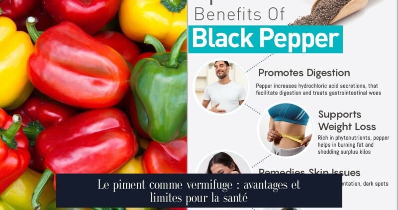 Le piment comme vermifuge : avantages et limites pour la santé