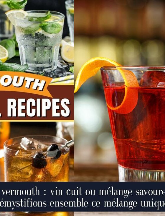 Le vermouth : vin cuit ou mélange savoureux Démystifions ensemble ce mélange unique.