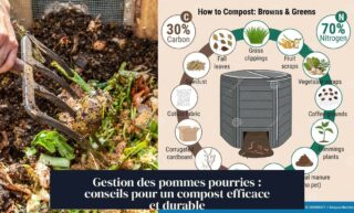 Gestion des pommes pourries : conseils pour un compost efficace et durable
