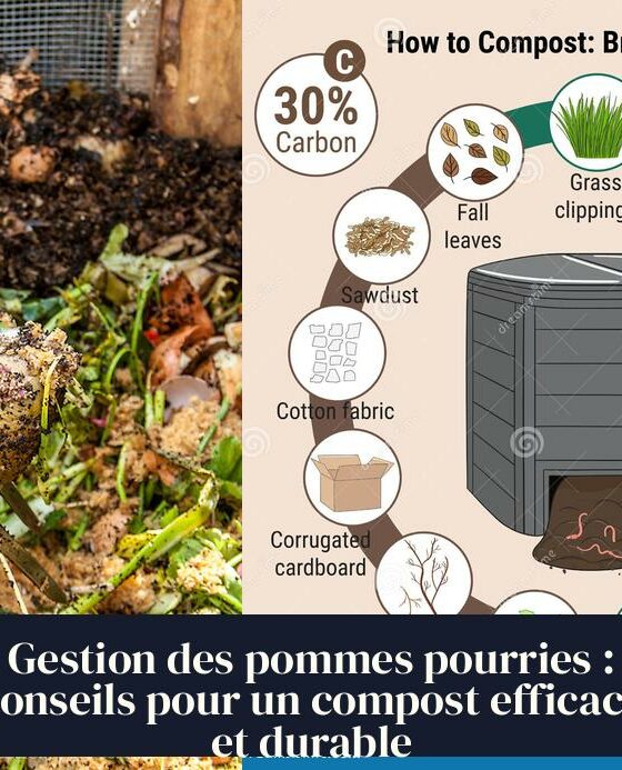 Gestion des pommes pourries : conseils pour un compost efficace et durable