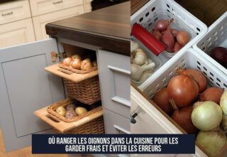 Où ranger les oignons dans la cuisine pour les garder frais et éviter les erreurs