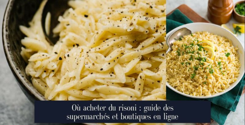 Où acheter du risoni : guide des supermarchés et boutiques en ligne