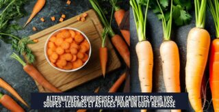 Alternatives savoureuses aux carottes pour vos soupes : légumes et astuces pour un goût rehaussé
