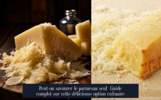 Peut-on savourer le parmesan seul Guide complet sur cette délicieuse option culinaire
