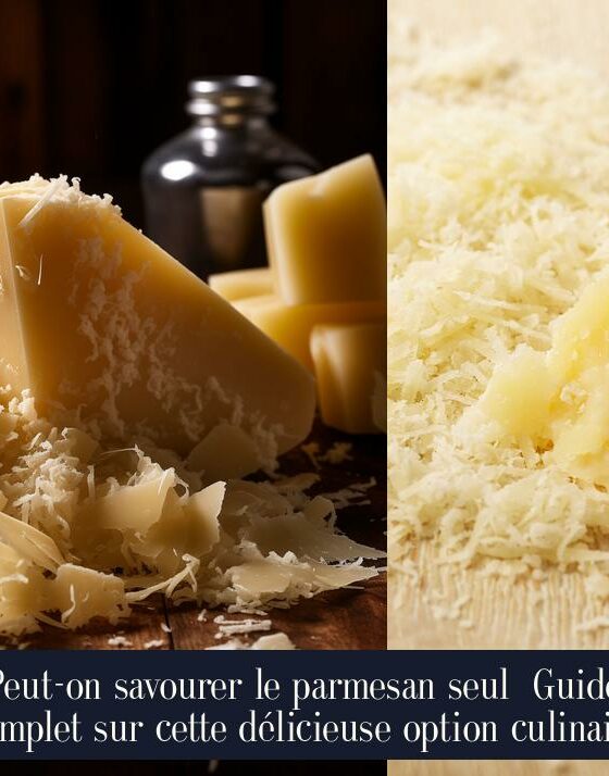 Peut-on savourer le parmesan seul Guide complet sur cette délicieuse option culinaire