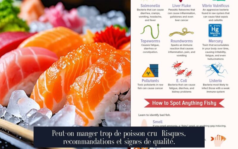 Peut-on manger trop de poisson cru Risques, recommandations et signes de qualité.