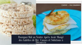 Pourquoi Mal au Ventre Après Avoir Mangé des Galettes de Riz Causes et Solutions à Découvrir