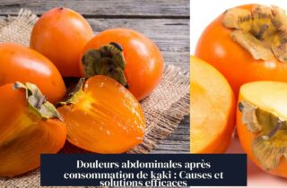 Douleurs abdominales après consommation de kaki : Causes et solutions efficaces