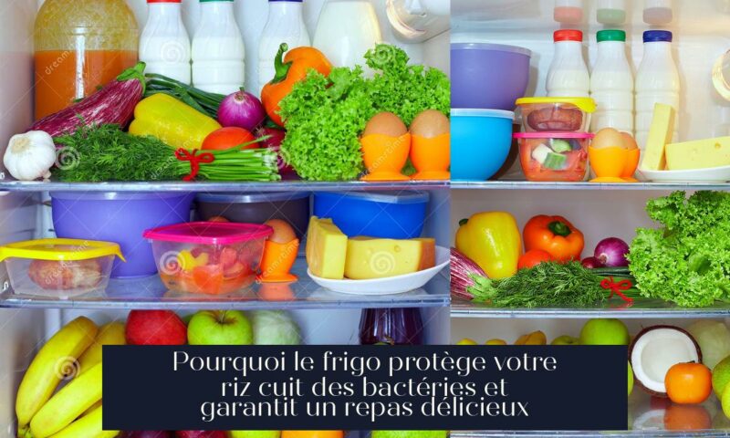 Pourquoi le frigo protège votre riz cuit des bactéries et garantit un repas délicieux