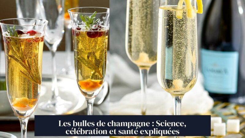 Les bulles de champagne : Science, célébration et santé expliquées