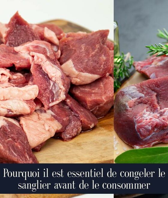 Pourquoi il est essentiel de congeler le sanglier avant de le consommer