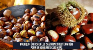 Pourquoi éplucher les châtaignes reste un défi pour de nombreux cuisiniers
