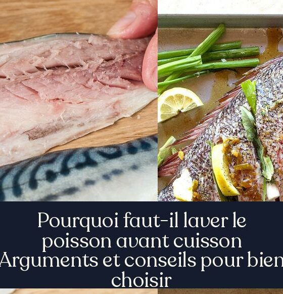 Pourquoi faut-il laver le poisson avant cuisson Arguments et conseils pour bien choisir