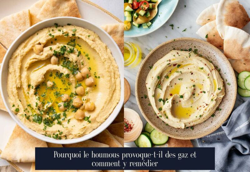 Pourquoi le houmous provoque-t-il des gaz et comment y remédier