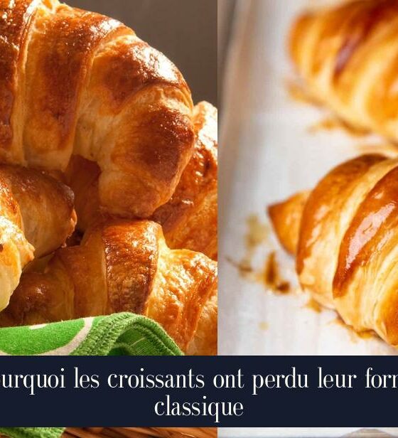 Pourquoi les croissants ont perdu leur forme classique