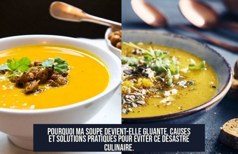 Pourquoi ma soupe devient-elle gluante Causes et solutions pratiques pour éviter ce désastre culinaire.