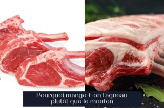 Pourquoi mange-t-on l'agneau plutôt que le mouton