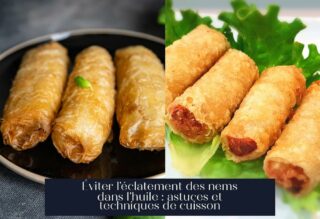 Éviter l'éclatement des nems dans l'huile : astuces et techniques de cuisson