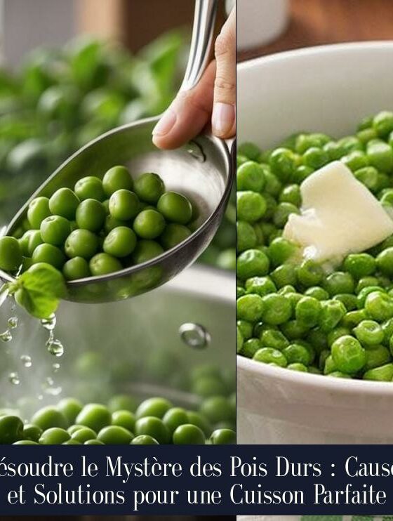 Résoudre le Mystère des Pois Durs : Causes et Solutions pour une Cuisson Parfaite