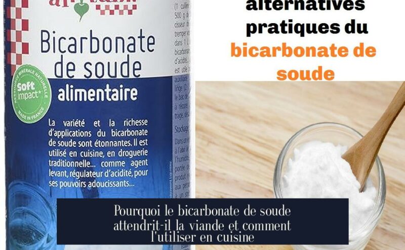 Pourquoi le bicarbonate de soude attendrit-il la viande et comment l'utiliser en cuisine