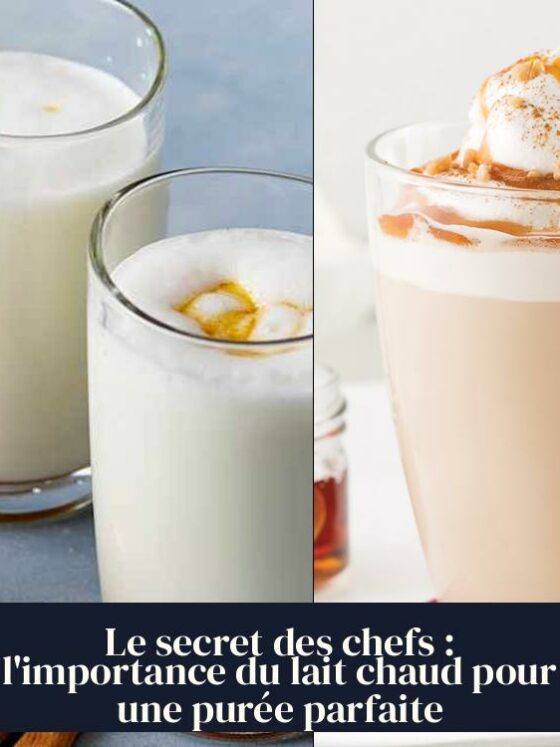 Le secret des chefs : l'importance du lait chaud pour une purée parfaite