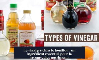 Le vinaigre dans le bouillon : un ingrédient essentiel pour la saveur et les nutriments