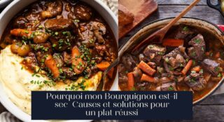 Pourquoi mon Bourguignon est-il sec Causes et solutions pour un plat réussi