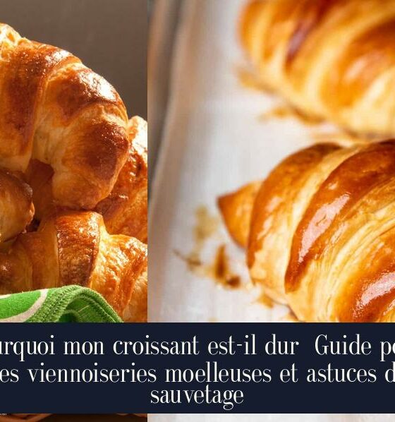 Pourquoi mon croissant est-il dur Guide pour des viennoiseries moelleuses et astuces de sauvetage