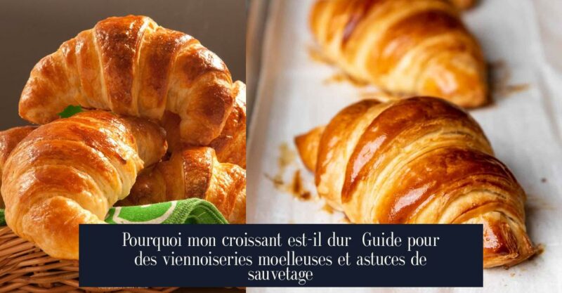 Pourquoi mon croissant est-il dur Guide pour des viennoiseries moelleuses et astuces de sauvetage