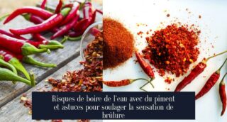 Risques de boire de l'eau avec du piment et astuces pour soulager la sensation de brûlure
